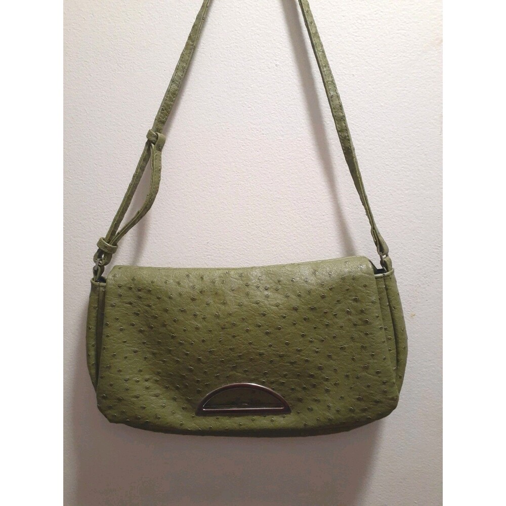 XOXO Women’s Green Solid Rectangle Shoulder Bag, Magnetic, Silver, Pockets
